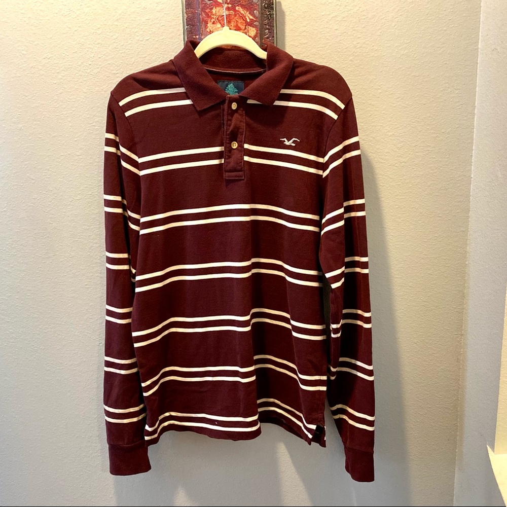 Men’s Hollister Striped Polo